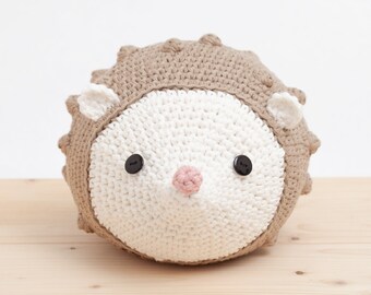 doorstopper, crochet animal //hedgehog LINO//