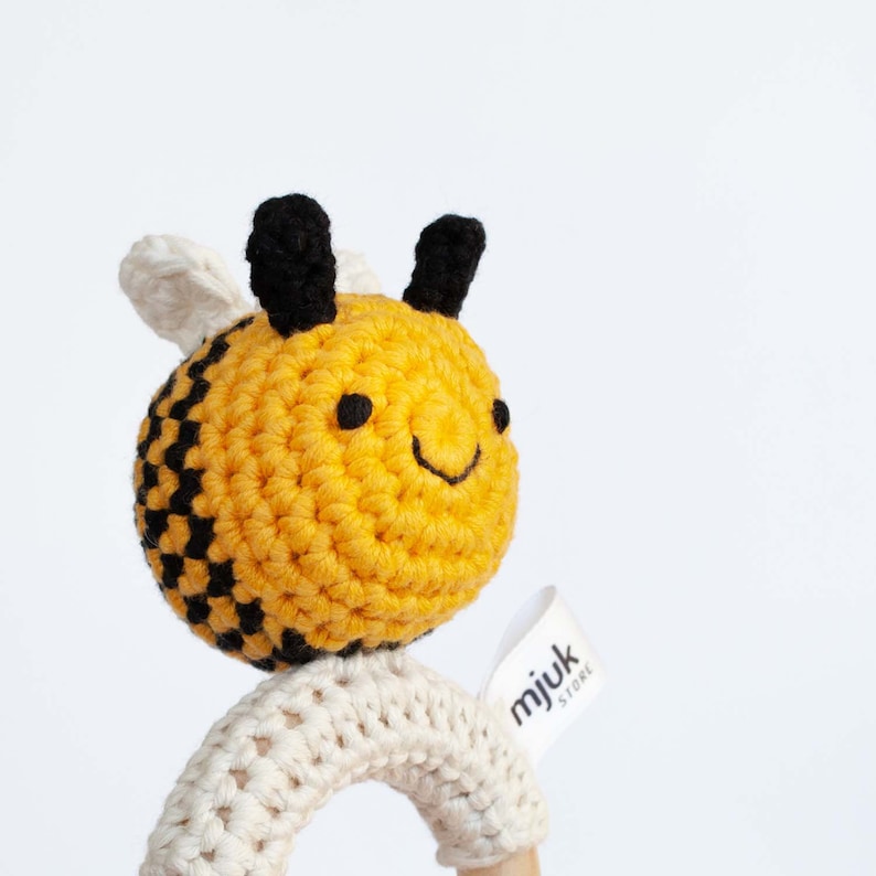 crochet animal, baby toy // BABY BEE// image 5