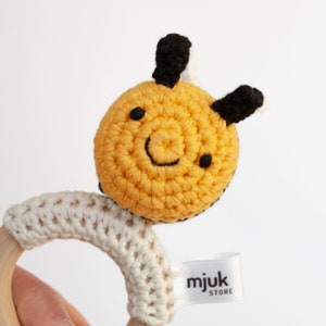 crochet animal, baby toy // BABY BEE// image 3