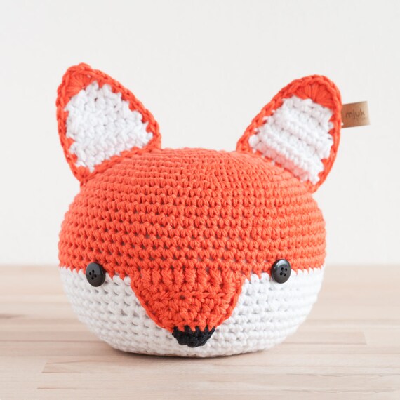 Doorstop Crochet Animal Door Stop Bookends Fox Doorstop Etsy