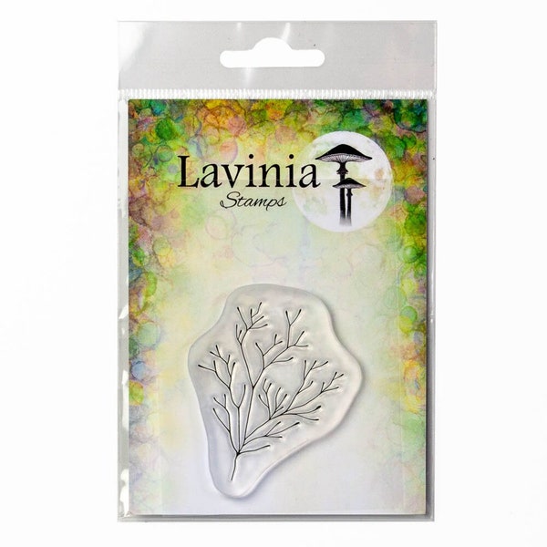 Lavinia Small Branch Stamp - Tree Branch Cling Stamp - Silhouette Stamp - Tree Silhouette - Small Branch Silhouette Cling Stamp - 12-590