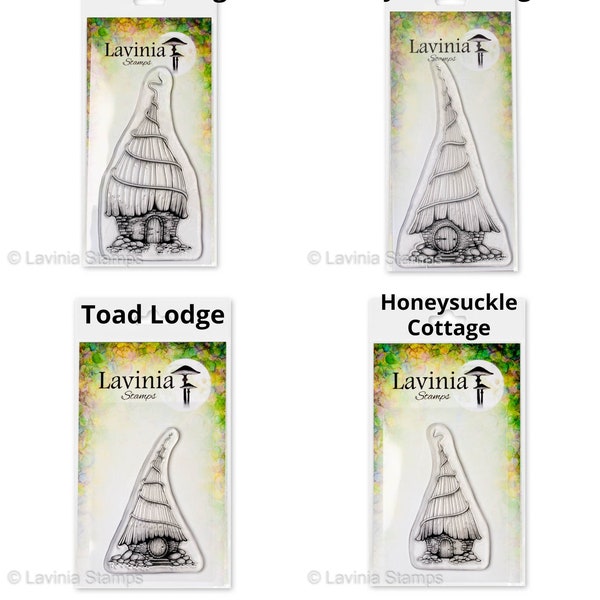 Lavinia Stamps Bumble Lodge - Bayleaf Cottage Stamp - Clear Cling Stamp - Toad Lodge Stamp - Honeysuckle Cottage Stamp - Lavinia Cottages