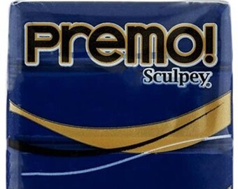 Premo! Sculpey® Ultramarine Blue Oven-Bake Clay - 2oz Polymer Oven-Bake Clay - Blue 2oz Polymer Clay - Sculpting Clay - Oven-Bake - 15-004
