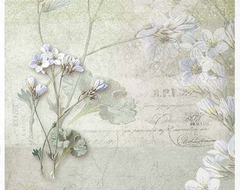 Rice paper decoupage #160900 napkin vintage Flowers Decoupage supplies craft