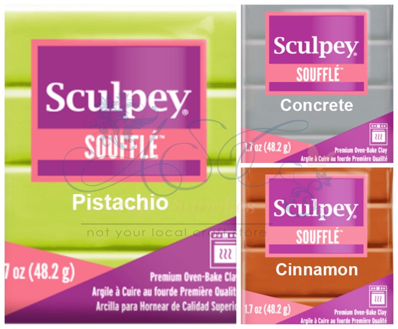 Polyform SOUFFLE™ Sculpey® 1.7oz Oven-Bake Clay 1.7oz Polymer Oven-Bake Clay 1.7oz Polymer Clay Sculpting Clay Oven-Bake Clay image 7