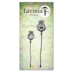 NEW Lavinia Poppy Dwellings Stamp - Poppy Dwellings Clear Cling Stamp - Lavinia Clear Cling Stamp - Poppy Blossom Fairy Dwellings - 12-915
