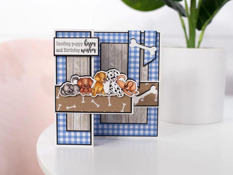 Crafter's Companion Puppies Stamp and Die Set - Card Making Set - LASTC ...