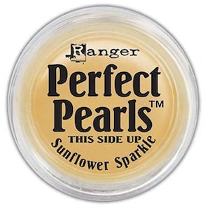 Ranger Perfect Pearls Pigment Powder - Ranger Perfect Pearl - Pearlescent Pigment Powder - Perfect Pearls - Pigment Powder Sunflower Sparkle