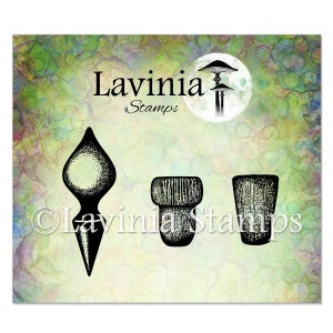 Lavinia Stamps Corks - Lavinia Stamp - Clear Cling Stamp - Fairy Floral Cling Stamp - Fairy Scene - Corks - 12-779