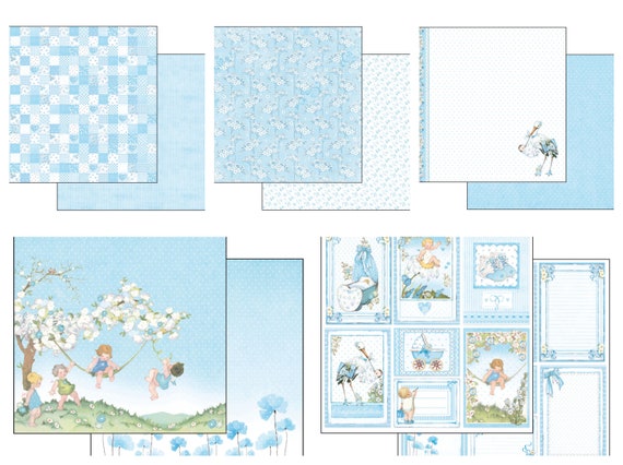 Stamperia tarjetas Pad 4.5/"x6.5/" 24//pkg Bebé Niña