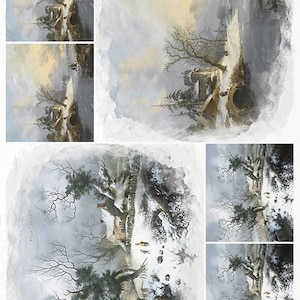 ITD Collection Christmas, Winter Views, Christmas Trees, Animals, Deer ...