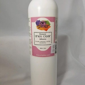 Art Glitter 16oz Art Glitter Designer Adhesive - Waterbased Adhesive - Industrial Strength Glue - Clear Glue - Flexible Adhesive - 33-005