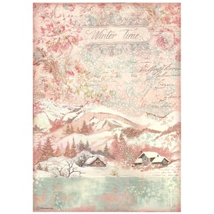 Stamperia A4 Sweet Winter Rice Paper - Decoupage Rice Paper - Sweet ...