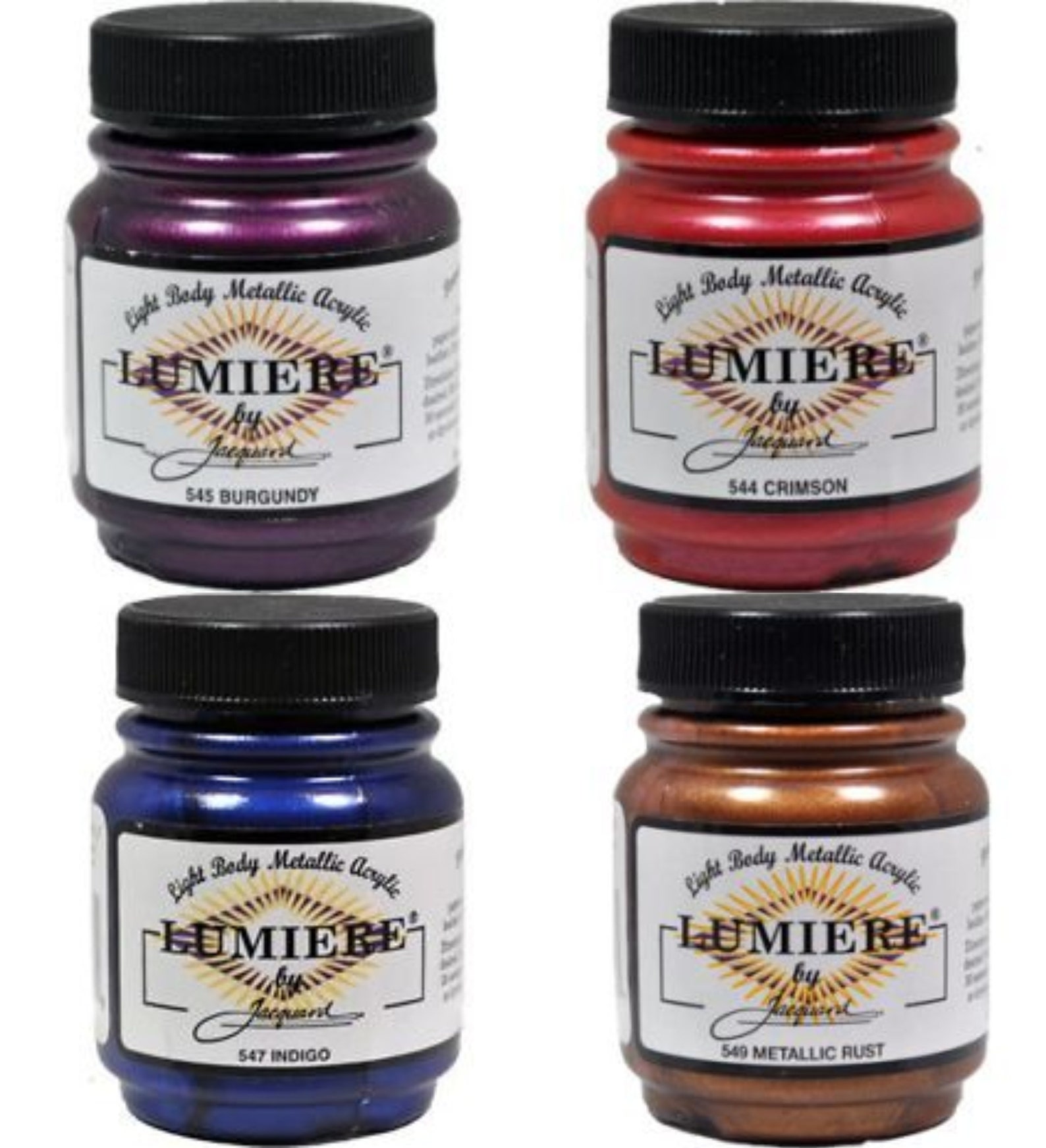 Jacquard Lumiere Metallic Acrylic Paint 2.25oz Jacquard Etsy