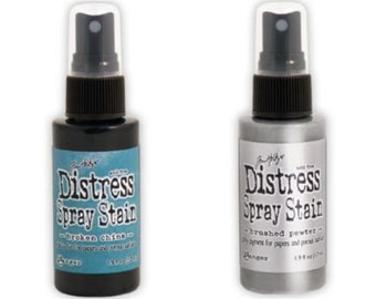 Ranger Distress Spray Stain - Acid Free Ink Spray - Fine Mist Ink Spray - Distress Spray Stain - Vibrant Ink Spray - Spray Stain