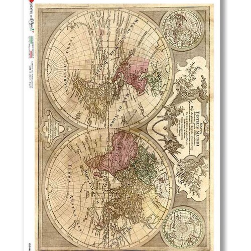 Paper Designs Rice Paper Old Maps Old Map Rice Paper - Etsy