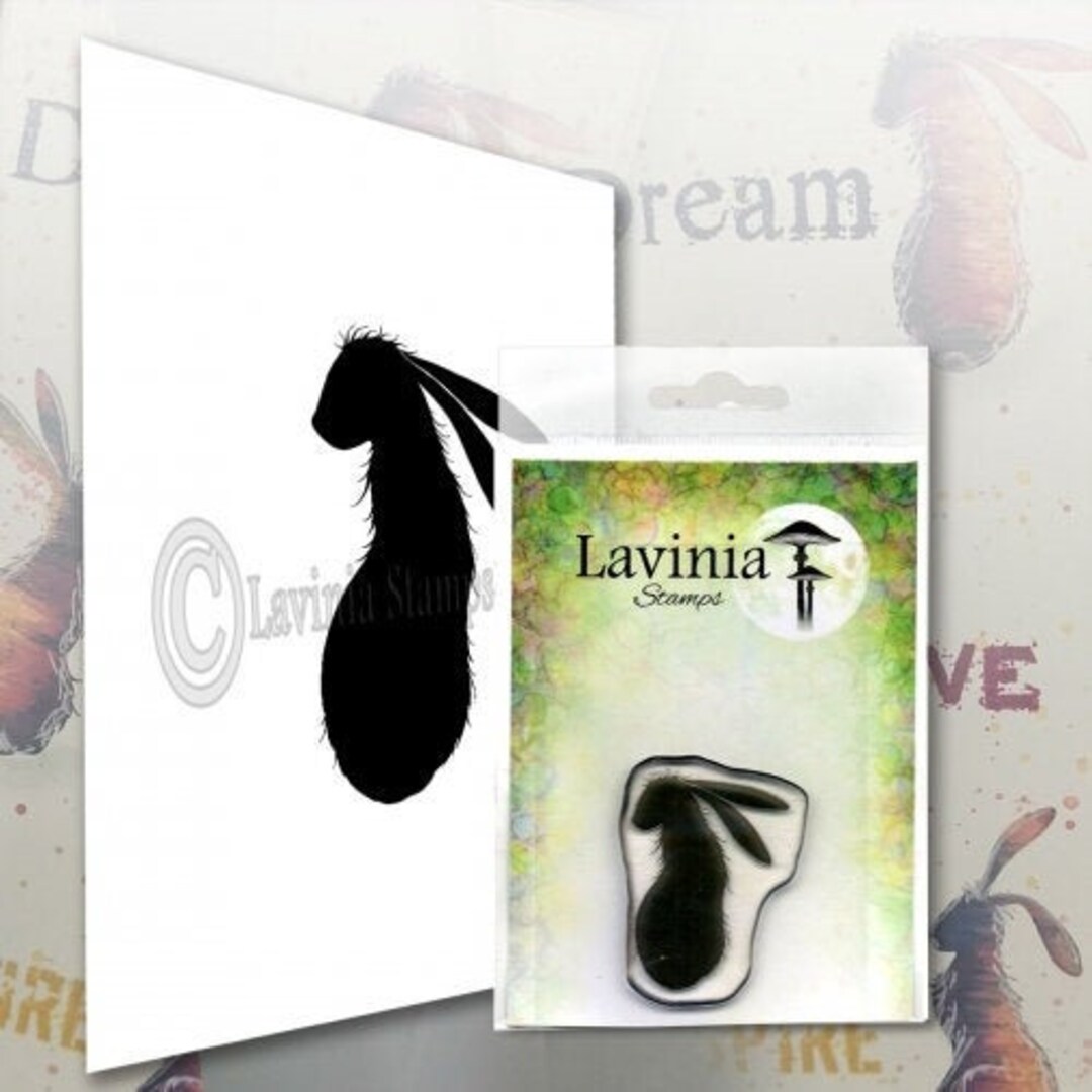 Lavinia Stamps Lori - Rabbit Stamp - Clear Cling Stamp - Hare Cling ...