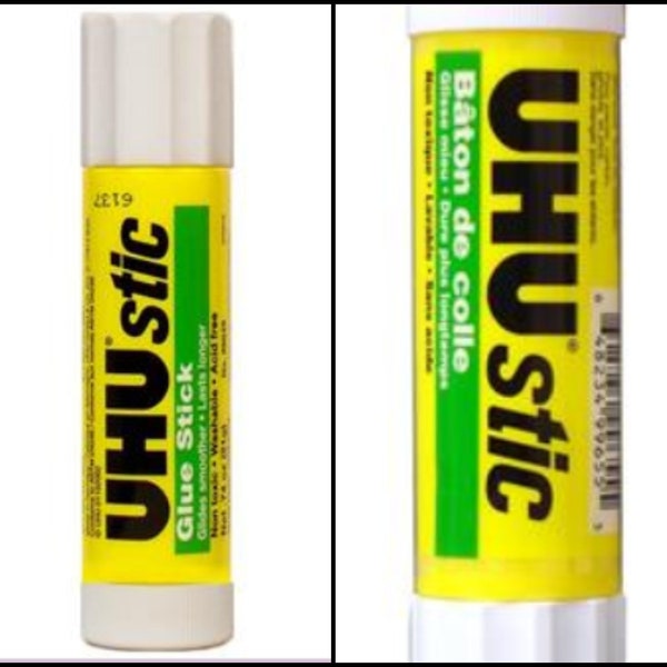 UHU Stic Glue - Non toxic Washable Glue Formula - Screw Cap Glue Stick - UHU Glue Sticks - Acid Free Glue - Non Toxic Adhesive