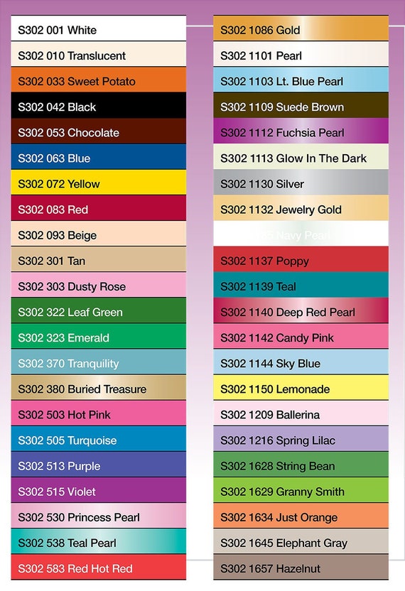 Sculpey Iii Color Chart