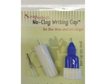 ScraPerfect SMALL No-Clog Writing Cap - Writing Tip - Precision Tip - Adhesive Applicator Tip - Bottle Tip -No-Clog Writing Cap - 13-273