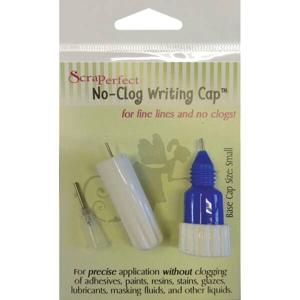 ScraPerfect SMALL No-Clog Writing Cap - Writing Tip - Precision Tip - Adhesive Applicator Tip - Bottle Tip -No-Clog Writing Cap - 13-273
