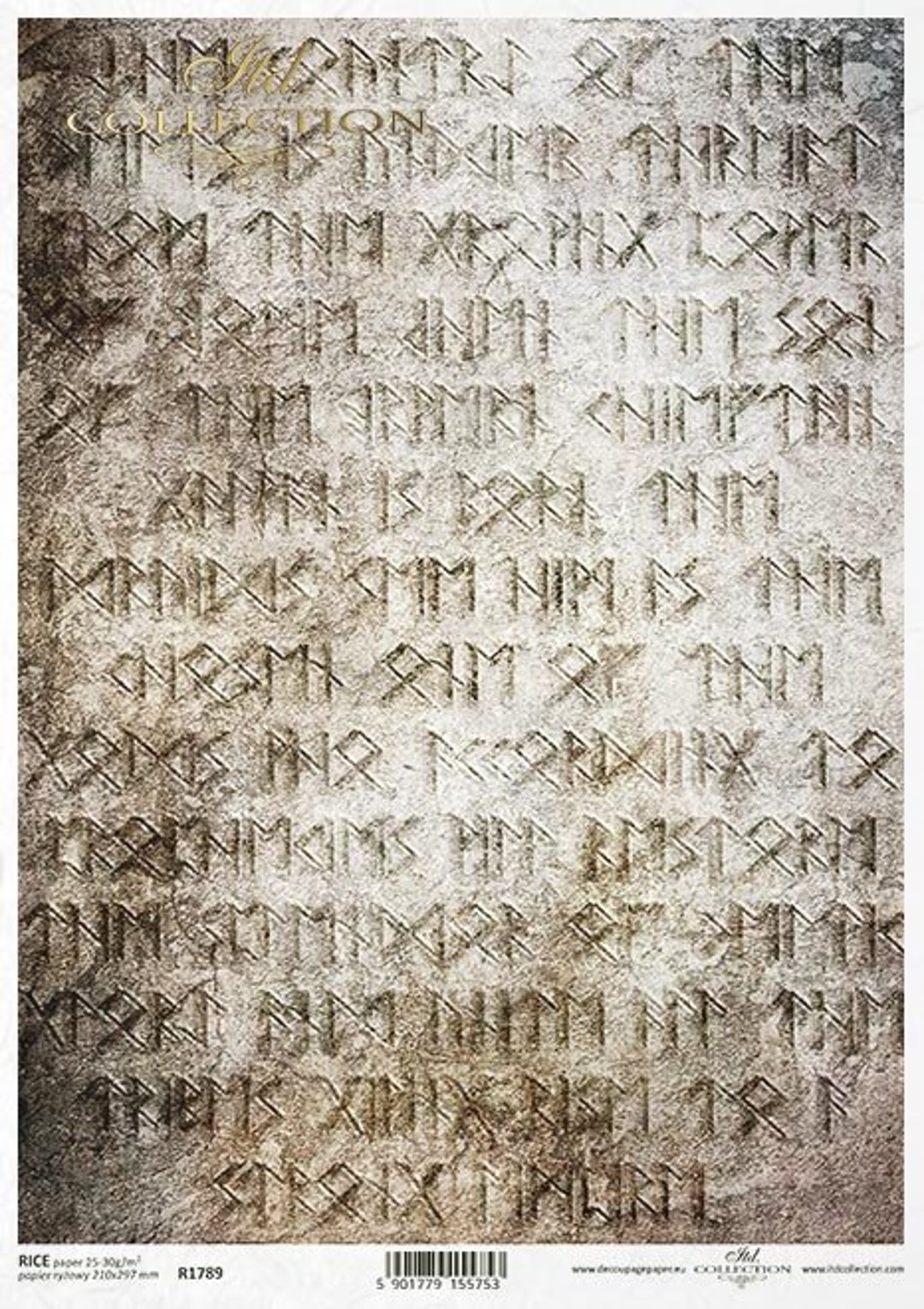 ITD Collection Inscription Rice Paper - Undiscovered Magical World ...