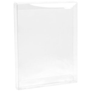 Caja de cartón transparente - 11,5 cm x 14,5 cm x 1,6 cm - Caja para tarjetas 3D - Caja de plástico transparente para tarjetas de felicitación - Material resistente a rayones - 35-006