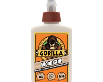 4oz Gorilla Wood Glue - Natural Adhesive - Wood Adhesive - Gorilla Wood Glue - Wood Glue - Premium Glue - Woodworking Glue - 13-277