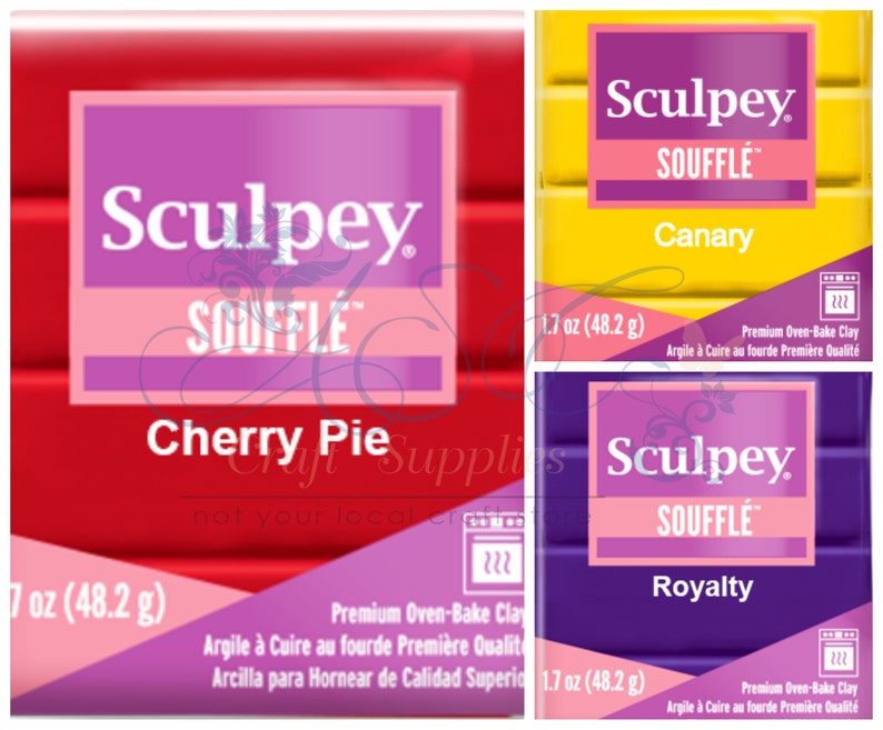 Polyform SOUFFLE™ Sculpey® 1.7oz Oven-Bake Clay 1.7oz Polymer Oven-Bake Clay 1.7oz Polymer Clay Sculpting Clay Oven-Bake Clay image 6