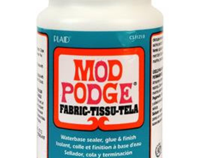 Mod Podge 8oz Fabric Mod Podge Clear Mod Podge Fabric Etsy