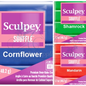 Polyform SOUFFLE™ Sculpey® 1.7oz Oven-Bake Clay 1.7oz Polymer Oven-Bake Clay 1.7oz Polymer Clay Sculpting Clay Oven-Bake Clay image 3