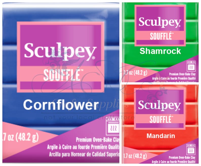 Polyform SOUFFLE™ Sculpey® 1.7oz Oven-Bake Clay 1.7oz Polymer Oven-Bake Clay 1.7oz Polymer Clay Sculpting Clay Oven-Bake Clay image 3