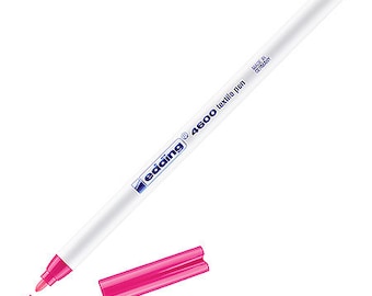 Edding 4600 Textile Pen - Textile Marker Pen - Waterproof Marker Pen - Marker For Textiles - Fabric Marker - 1mm Marker Pen