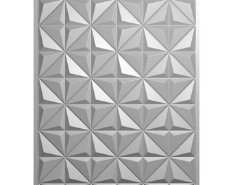 Crafter's Companion Geometric Diamonds 3D Embossing Folder - 3D Embossing Folder - Embossing Folder - Geometric Diamonds - 42-198
