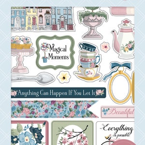 Carta Bella My Favorite Things Sticker Book - Sticker Book - Die Cut Cardstock Stickers - My Favorite Things Collection - 36-200