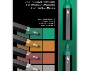 Spectrum Noir Woodland Shades Triblend Acrylic Paint Marker