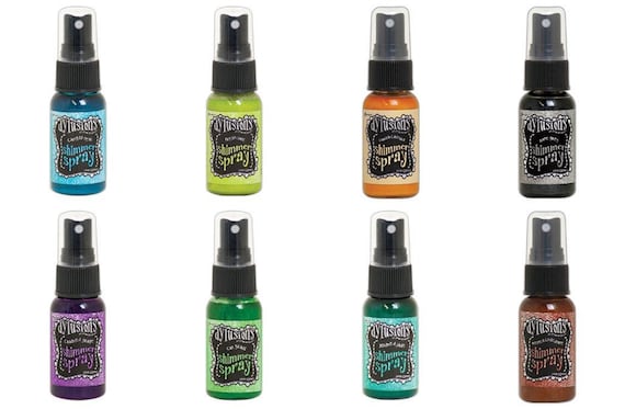 Dylusions Shimmer Spray - Acid Free Ink Spray - Fine Mist Ink Spray - Shimmer Ink Spray - Vibrant Ink Spray - Pearlescent Ink Spray