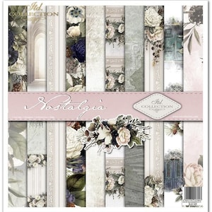ITD Collection 12x12 Nostalgia Cardstock - Single Sided Cardstock - 12x12 Cardstock - ITD Antique Paper - Nostalgia Paper - 31-288