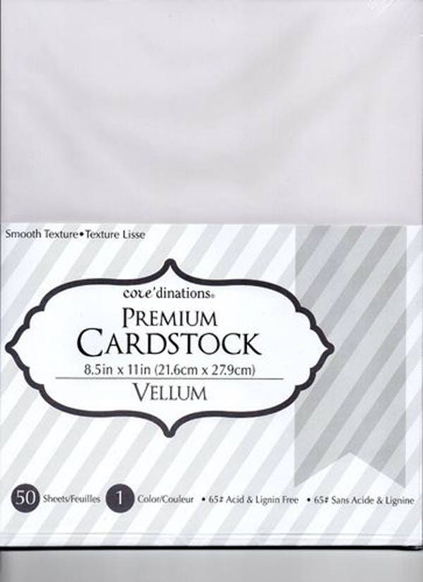 Core'dinations Premium Cardstock White