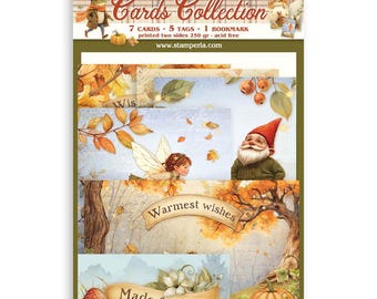 Stamperia Whispering Woods Cards Collection - Cards & Tags - Whispering Woods Collection - Journal Cards for Album - Fairy Cards - 23-2239