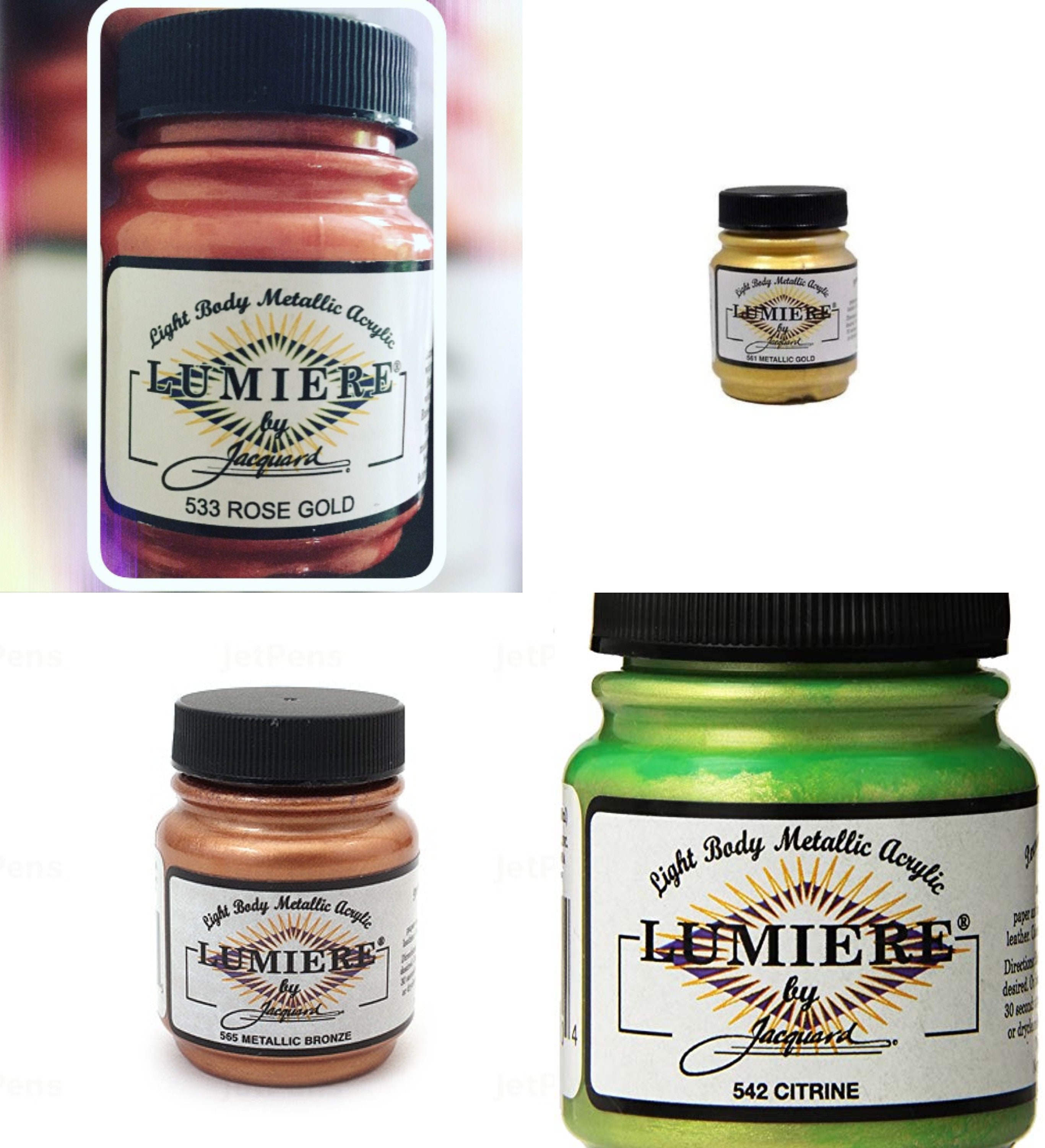 Jacquard Lumiere Metallic Acrylic Paint 2.25oz Jacquard Etsy Denmark