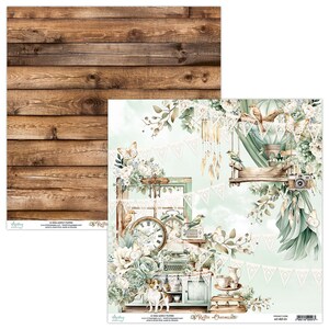 Mintay 6x6 Rustic Charms Cardstock - Double Sided Cardstock - 6x6 ...