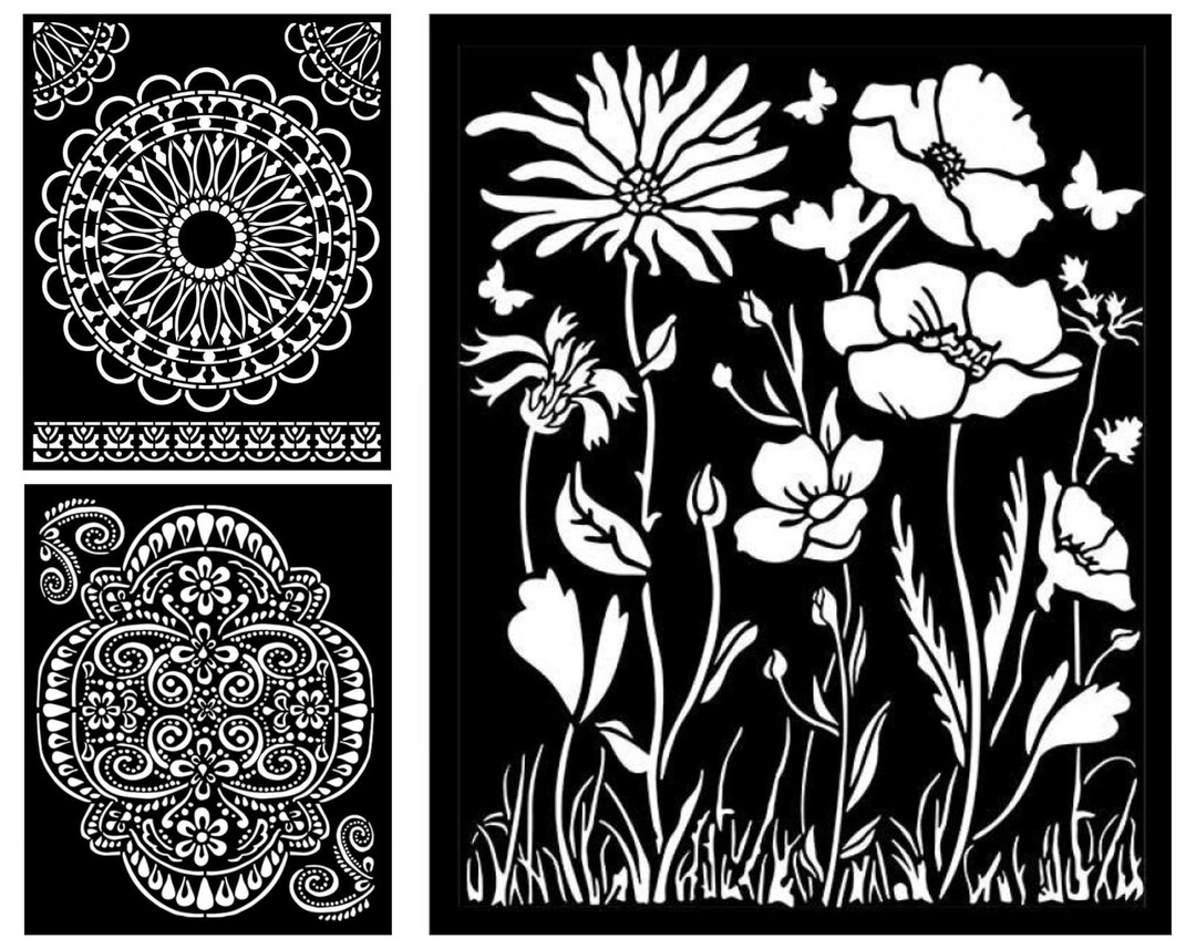 Stamperia Atelier Des Arts Stencil Artist Stencil 8x10 Stencil