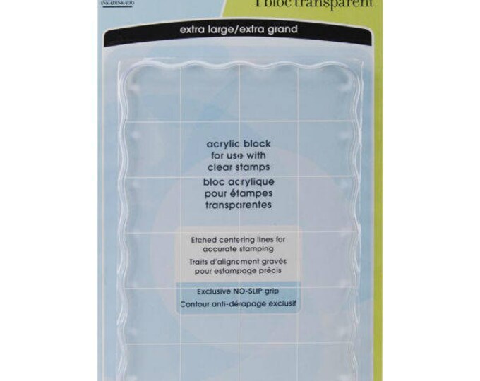 XL Acrylic Stamp Blocks Stamp Blocks Versatile Blocks Extra Large