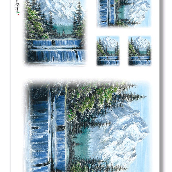 Paper Designs A4 Landscape Rice Paper - Paper Designs Rice Paper - Views Rice Paper - Decoupage Rice Paper - A4 Rice Paper - 34-151