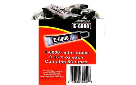 E6000 Mini Tubes - Industrial Adhesive - Flexible Adhesive - E6000 Glue - E6000 Glue - Premium Glue - Mini E6000 Tube - 26-102