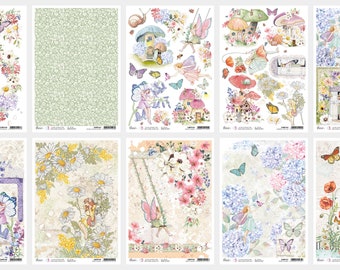 NEW Enchanted Land A4 Rice Paper  - Ciao Bella Rice Paper - Fairy Rice Paper - Rice Paper - A4 Rice Paper - Enchanted Land Collection