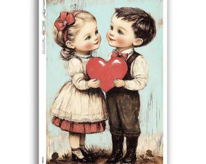 Paper Designs A4 Holiday 0164 Rice Paper - Valentine Rice Paper - Cute ...