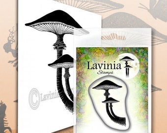 Lavinia Stamps Forest Mushroom - Forest Mushroom Stamp - Clear Cling Stamp - Mushroom Cling Stamp - Lavinia Mushroom Stamp - Mini Mushroom