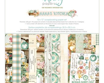 Mintay 6x6 Rustic Charms Cardstock Double Sided Cardstock 6x6 Cardstock ...